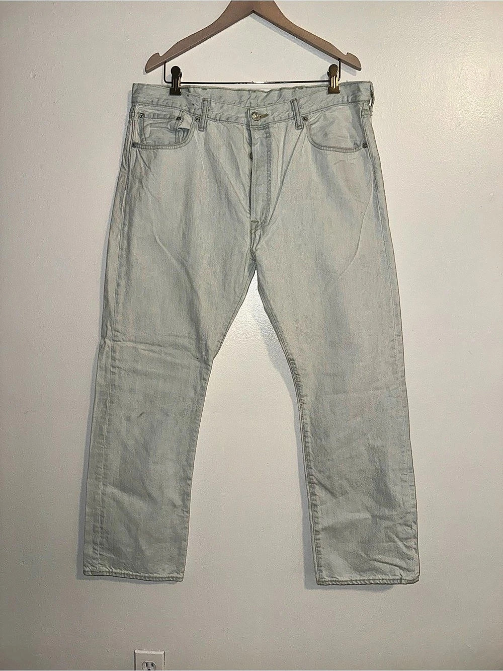 Levi's 501 Straight Leg Jeans in Blue Waist 38 Like New